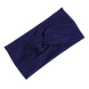 Luxury Fashion Winter Soft Solid Color Elastic Elegant Wide Knitting Cross Lightweight Headband Yoga Turban Bandage Bandanas Hair Bands For Women by Stevvex