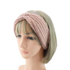Luxury Fashion Winter Soft Solid Color Elastic Elegant Wide Knitting Cross Lightweight Headband Yoga Turban Bandage Bandanas Hair Bands For Women by Stevvex