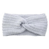 Luxury Fashion Winter Soft Solid Color Elastic Elegant Wide Knitting Cross Lightweight Headband Yoga Turban Bandage Bandanas Hair Bands For Women by Stevvex