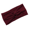 Luxury Fashion Winter Soft Solid Color Elastic Elegant Wide Knitting Cross Lightweight Headband Yoga Turban Bandage Bandanas Hair Bands For Women by Stevvex