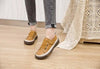 Luxury Leather Womens Sneakers Spring Shoes New Genuine Leather Casual Women Fashion Flat Girl Student Shoes Comfortable Women's Casual Flats Elegant Soft Walking Sneakers by Stevvex