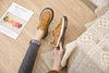 Luxury Leather Womens Sneakers Spring Shoes New Genuine Leather Casual Women Fashion Flat Girl Student Shoes Comfortable Women's Casual Flats Elegant Soft Walking Sneakers by Stevvex