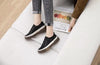 Luxury Leather Womens Sneakers Spring Shoes New Genuine Leather Casual Women Fashion Flat Girl Student Shoes Comfortable Women's Casual Flats Elegant Soft Walking Sneakers by Stevvex