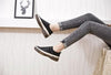 Luxury Leather Womens Sneakers Spring Shoes New Genuine Leather Casual Women Fashion Flat Girl Student Shoes Comfortable Women's Casual Flats Elegant Soft Walking Sneakers by Stevvex