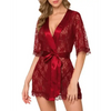 Luxury Lightweight Ladies Nightwear Elegant Short Gorgeous Design Bathrobe Sleepwear For Women by Stevvex