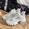 Luxury Mens Sneakers White Sneakers Men High Fashion Comfy Fashion Sneakers Breathable Athletic Casual Shoes Shock Absorption For Running by Stevvex