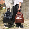Luxury Modern Women Unique Style Women Backpack Leather School Bag For Teengers Gilrs Large capacity PU Travel backpack by Stevvex