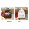 Luxury Modern Women Unique Style Women Backpack Leather School Bag For Teengers Gilrs Large capacity PU Travel backpack by Stevvex