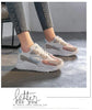 Luxury Sneakers Women Thick Bottom Round Toe Breathing Chunky Platform Sneakers Fashion Breathable Lightweight Comfortable Sneakers Non-Slip Girl Tennis Running Walking Shoes by Stevvex