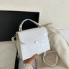 Luxury Snow White Crossbody Bags For Women And Girls Small PU Leather Handbag - Ladies Designer Evening Bags by Stevvex