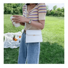 Luxury Snow White Crossbody Bags For Women And Girls Small PU Leather Handbag - Ladies Designer Evening Bags by Stevvex
