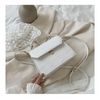 Luxury Snow White Crossbody Bags For Women And Girls Small PU Leather Handbag - Ladies Designer Evening Bags by Stevvex