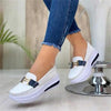 Luxury Spring Comfortable Women's Sneakers Fashion Lace Up Casual Little White Shoes Women Flats Walking Shoes Comfortable Elastic Casual Espadrilles Great Women Gift by Stevvex