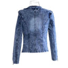Luxury Spring Fashionable Women Denim Jacket Slim Zipper Casual Short Sequins Outerwear Ladies Vintage Crystal Biker by Stevvex