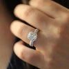 Luxury Style Crystal Engagement Ring - Ring Trends For 2021 Fashion Elegant Women Jewelry Wedding Jewelry by Stevvex