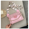 Luxury Wide Strap Shoulder Bags for Women And Girls Designer Lady Handbags and Purses Fashionable Chain Messenger Crossbody Bags by Stevvex