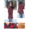 Luxury Winter Warm, Plus Velvet Thicken Plaid Shirt Style Coat Jacket For Women Clothes/Tops/Casual/Jacket/Outerwear For Female by Stevvex