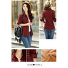 Luxury Winter Warm, Plus Velvet Thicken Plaid Shirt Style Coat Jacket For Women Clothes/Tops/Casual/Jacket/Outerwear For Female by Stevvex