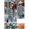 Luxury Winter Warm, Plus Velvet Thicken Plaid Shirt Style Coat Jacket For Women Clothes/Tops/Casual/Jacket/Outerwear For Female by Stevvex