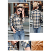 Luxury Winter Warm, Plus Velvet Thicken Plaid Shirt Style Coat Jacket For Women Clothes/Tops/Casual/Jacket/Outerwear For Female by Stevvex