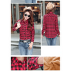 Luxury Winter Warm, Plus Velvet Thicken Plaid Shirt Style Coat Jacket For Women Clothes/Tops/Casual/Jacket/Outerwear For Female by Stevvex