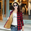 Luxury Winter Warm, Plus Velvet Thicken Plaid Shirt Style Coat Jacket For Women Clothes/Tops/Casual/Jacket/Outerwear For Female by Stevvex