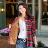 Luxury Winter Warm, Plus Velvet Thicken Plaid Shirt Style Coat Jacket For Women Clothes/Tops/Casual/Jacket/Outerwear For Female by Stevvex