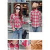 Luxury Winter Warm, Plus Velvet Thicken Plaid Shirt Style Coat Jacket For Women Clothes/Tops/Casual/Jacket/Outerwear For Female by Stevvex