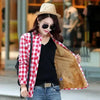 Luxury Winter Warm, Plus Velvet Thicken Plaid Shirt Style Coat Jacket For Women Clothes/Tops/Casual/Jacket/Outerwear For Female by Stevvex