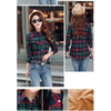 Luxury Winter Warm, Plus Velvet Thicken Plaid Shirt Style Coat Jacket For Women Clothes/Tops/Casual/Jacket/Outerwear For Female by Stevvex