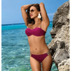 Luxury Woman Bikini Solid Color Bikini Women Swimwear Swimsuit Modern Female Bathing Suit Push Up Bikini Set Beachwear Swimsuit Women Push Up Bikinis Set Pink Swimwear Bandage Bathing Suits by Stevvex