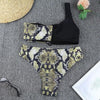 Luxury Women Black Bikini High Waist Swimwear Female 2 Pieces Set Swimsuit Bathing Suit Women Beach Women's High Waisted Bandage Bikini Set Two Piece Push Up Swimsuits by Stevvex