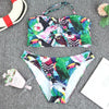 Luxury Women Black Bikini High Waist Swimwear Female 2 Pieces Set Swimsuit Bathing Suit Women Beach Women's High Waisted Bandage Bikini Set Two Piece Push Up Swimsuits by Stevvex