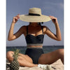 Luxury Women Black Bikini High Waist Swimwear Female 2 Pieces Set Swimsuit Bathing Suit Women Beach Women's High Waisted Bandage Bikini Set Two Piece Push Up Swimsuits by Stevvex