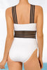 Luxury Women Black Swimsuits Women High Neck One Piece Swimsuits For Women Mesh Bathing Suits Open Back Swimwear One Piece Swimwear For Lady High Neck Bandage Cross Back Swimming Suit Female Holiday Beachwear by Stevvex