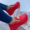 Luxury Women Blue Espadrilles New Solid Color Thick Bottom Zipper Walking Women's Shoes Slip-on High Top Sneakers Round Toe Thick Sole Zipper Ballet Flats Flat Skate Walking Shoes by Stevvex