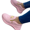 Luxury Women Blue Espadrilles New Solid Color Thick Bottom Zipper Walking Women's Shoes Slip-on High Top Sneakers Round Toe Thick Sole Zipper Ballet Flats Flat Skate Walking Shoes by Stevvex
