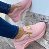 Luxury Women Blue Espadrilles New Solid Color Thick Bottom Zipper Walking Women's Shoes Slip-on High Top Sneakers Round Toe Thick Sole Zipper Ballet Flats Flat Skate Walking Shoes by Stevvex
