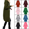 Luxury Women's Autumn Winter Thickening Hoodies Leisure Loose Hooded Jackets Pockets Plus Size Sweatshirt Sports Dresses Outwear Women's Hooded Flannel Jacket Casual Fleece Windbreaker Hoodie by Stevvex
