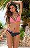 Luxury Women's Beach Swimsuit Women's Cutout Halter Bikini Low Waist Two Piece Swimsuit Female Separate Bikini Set Solid Chest Knotted Swimwear Micro Bikini Two Piece Summer Swimsuits by Stevvex