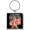 Lynyrd Skynyrd American Flag [Keychain] by Rock Band Apparel