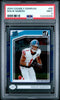 Graded 2024 Panini Clearly Donruss Malik Nabers #55 Rookie RC Football Card PSA 9 Mint by Hall of Fame Sports Memorabilia