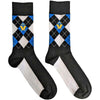 Madness Crown & M Blue Diamond [Socks] by Rock Band Apparel