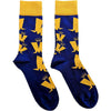 Madness Crown & M Pattern [Socks] by Rock Band Apparel