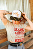 Make America Cowboy Again Camo Trucker Hat by Wild Junkie