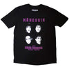 Maneskin Live At Circo Massimo 2022 Faces [T-Shirt] by Rock Band Apparel