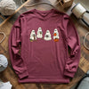 Ghost Stitchers Society Long Sleeve T-shirt by YarnMerch