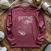 Gothic Knitter Long Sleeve T-shirt by YarnMerch