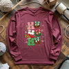 Ho Ho Ho Long Sleeve T-shirt by YarnMerch