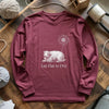 Lay Flat Long Sleeve T-shirt by YarnMerch